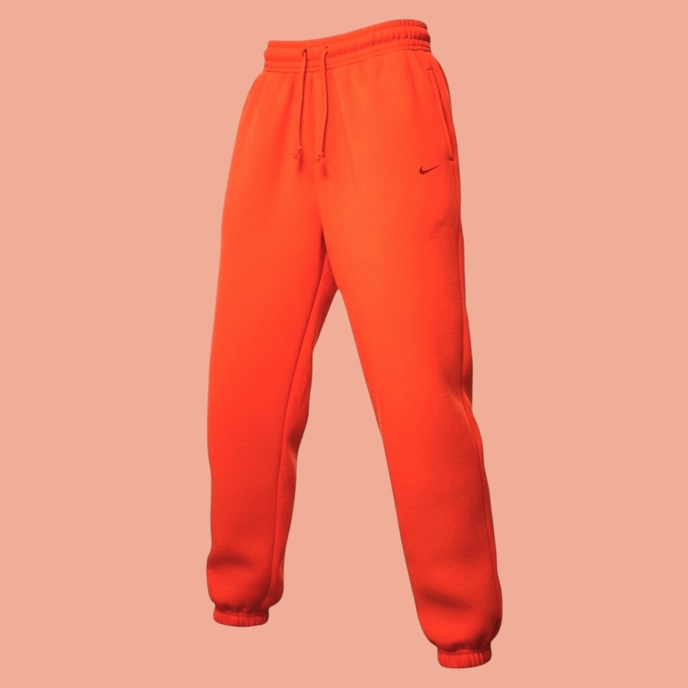 🚺 2XS US — Nike Sportswear Pheonix Fleece OS HW Sweatpants [ORANGE]  FZ5996-633